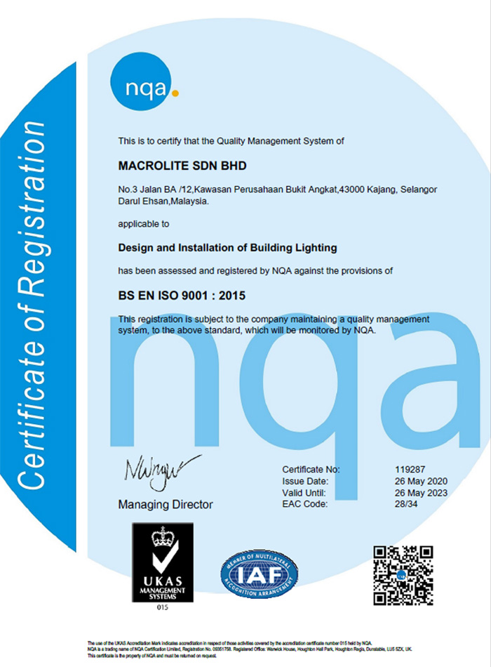 Macrolite ISO9001